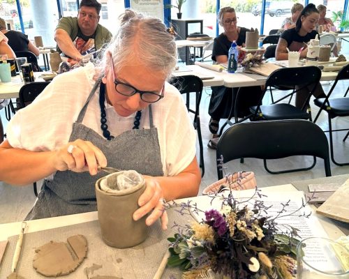 318 Sparkle & Style vase making