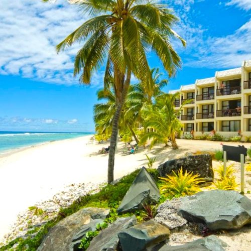 A Winter Escape to the Cook Islands Edgewater beach