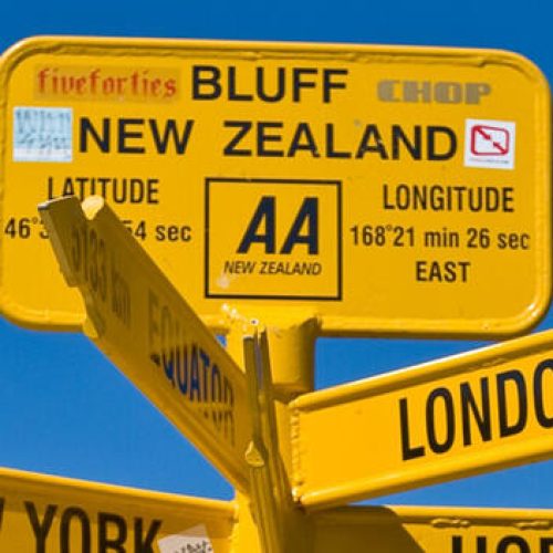 Bluff Oyster & Food Festival sign banner