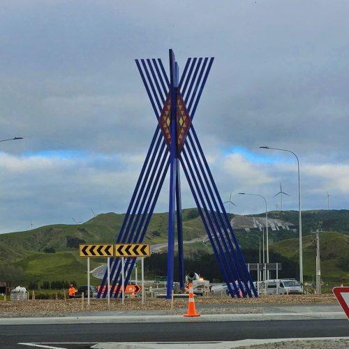 Entrance to new highway