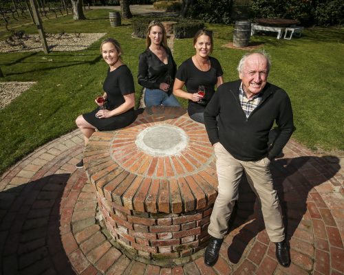 Names to come. Brookfields Winery, reopening after cyclone Gabrielle damage. Rachael Mcghee, and her dad Peter Robertson. Photographer Paul Taylor Hawke's Bay Today
12th September 2023