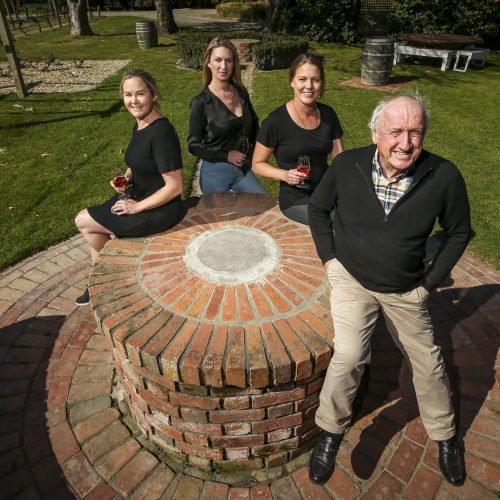 Names to come. Brookfields Winery, reopening after cyclone Gabrielle damage. Rachael Mcghee, and her dad Peter Robertson. Photographer Paul Taylor Hawke's Bay Today
12th September 2023