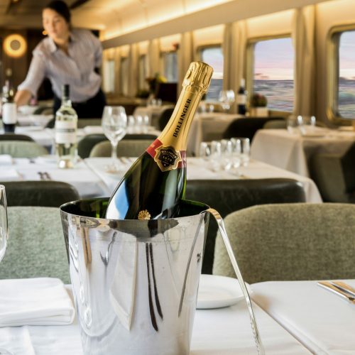 The Ghan Dining Carriage